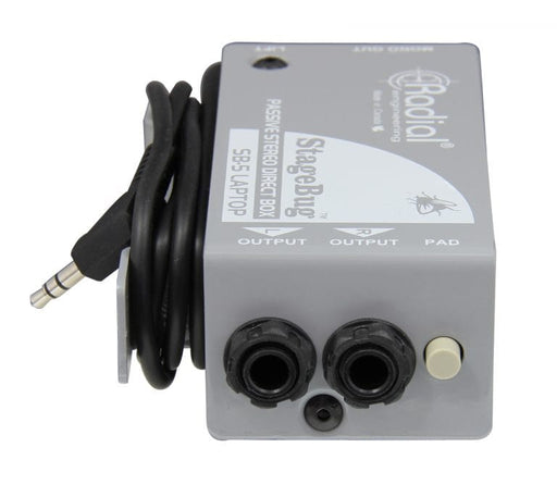 SB-5 - Radial Engineering - StageBug SB-5 - Passive Stereo Direct Box For Laptops & Mobile Devices.