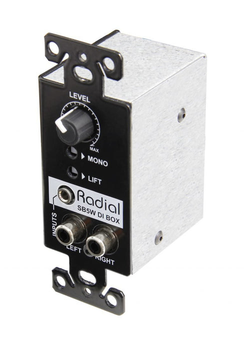 SB-5W - Radial Engineering - StageBug SB-5W - Passive Wall-mountable Stereo Direct Box.