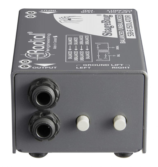 SB-6 - Radial Engineering - StageBug SB-6 - Passive Stereo Line Isolator.