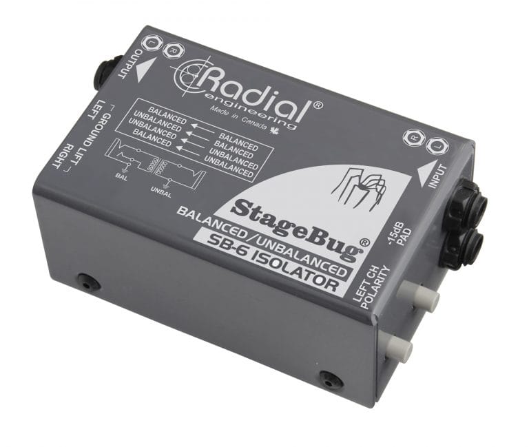 SB-6 - Radial Engineering - StageBug SB-6 - Passive Stereo Line Isolator.