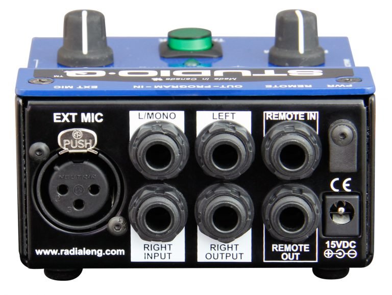 STUDIO-Q - Radial Engineering - Studio-Q - Desktop Cue & Talkback Controller.