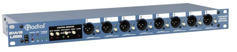 SW8-USB - Radial Engineering - SW8-USB - Auto-Switcher and USB interface.