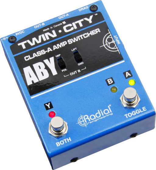 TWIN-CITY - Radial Engineering - Twin-City - ABY switcher, active class-A w
