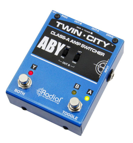 TWIN-CITY - Radial Engineering - Twin-City - ABY switcher, active class-A w