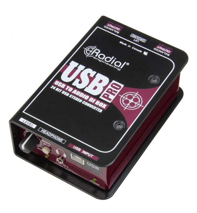 USB-PRO - Radial Engineering - USB-Pro - USB Laptop Direct Box.