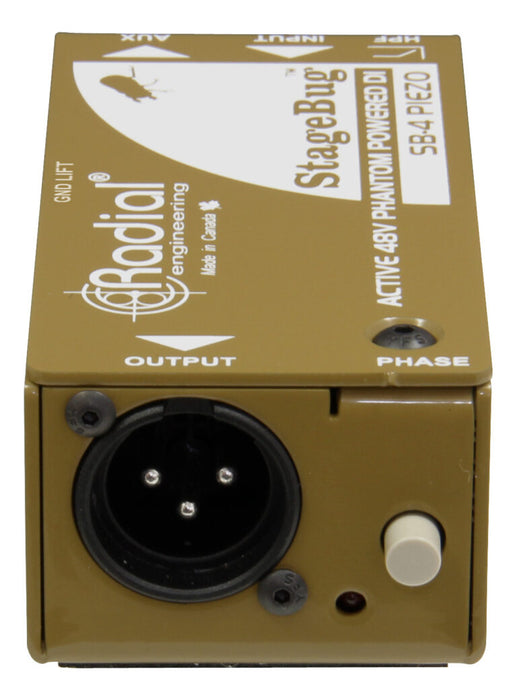 Radial Engineering - StageBug SB-4 - Active Stereo for Piezo Pickup.