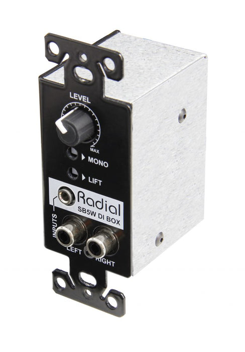 Radial Engineering - StageBug SB-5W - Passive Wall-mountable Stereo Direct Box.