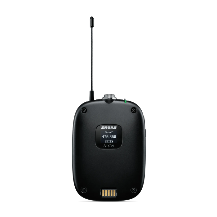 SLXD1-H57 - Shure - SLXD1-H57 - Digital Wireless Bodypack Transmitter (520-564Mhz).