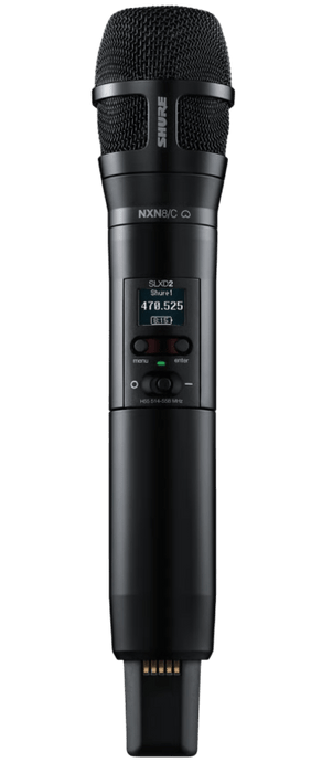 SLXD2-N8CB-H57 - Shure - SLXD2-N8CB-H57 - Handheld Tramsmitter With Nexadyne 8/C Cardioid Capsule