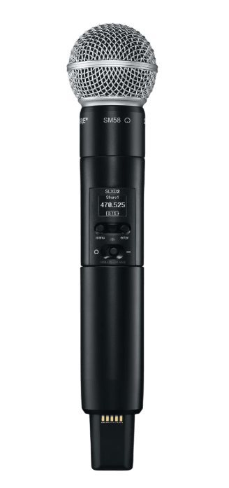 SLXD2-SM58-H57 - Shure - SLXD2-SM58-H57 - Digital Wireless Handheld Transmitter (520-564 Mhz)