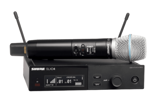 SLXD24-BETA87A-H57 - Shure - SLXD24-BETA87A-H57 - Digital Wireless Handheld System (520-564 Mhz)