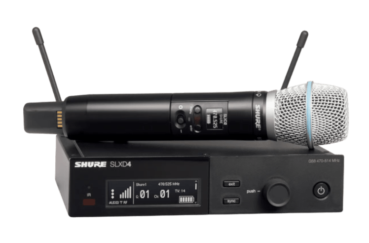 SLXD24-BETA87A-H57 - Shure - SLXD24-BETA87A-H57 - Digital Wireless Handheld System (520-564 Mhz)