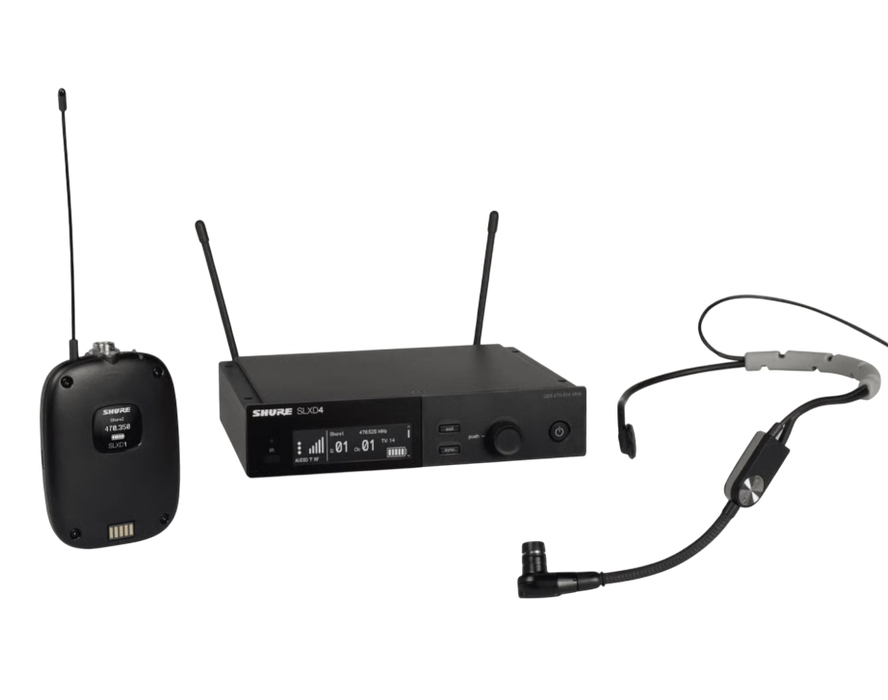 Shure - SLXD14-SM35-H57 - Digital Wireless Headset System/Sm35 (520-564 Mhz)