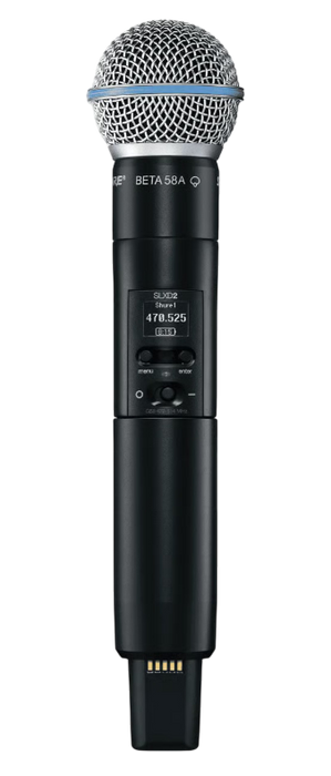 Shure - SLXD2-BETA58-H57 - Digital Wireless Handheld Transmitter (520-564 Mhz)