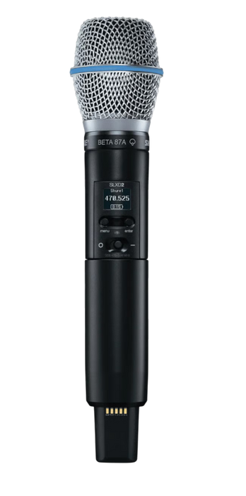 Shure - SLXD2-BETA87A-H57 - Digital Wireless Handheld Transmitter (520-564 Mhz)