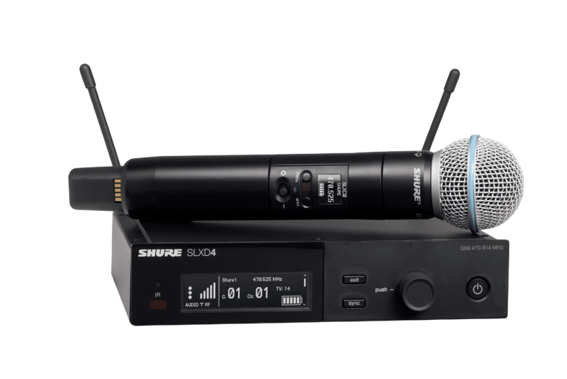 Shure - SLXD24-BETA58-H57 - Digital Wireless Handheld System (520-564 Mhz)