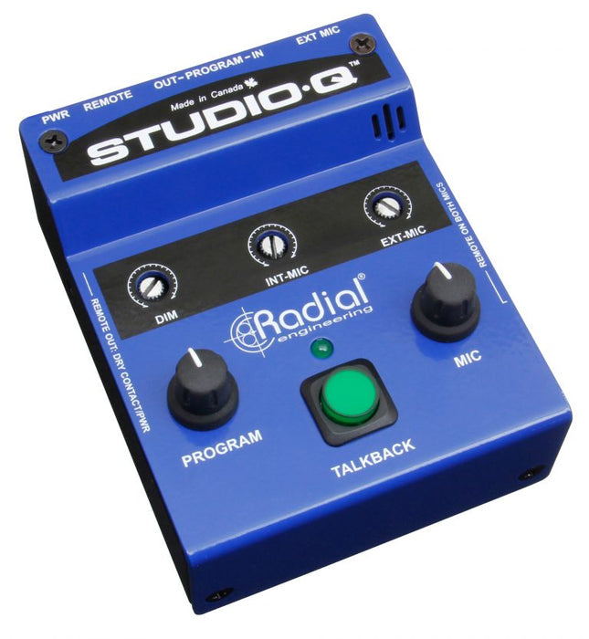 Radial Engineering - Studio-Q - Desktop Cue & Talkback Controller.