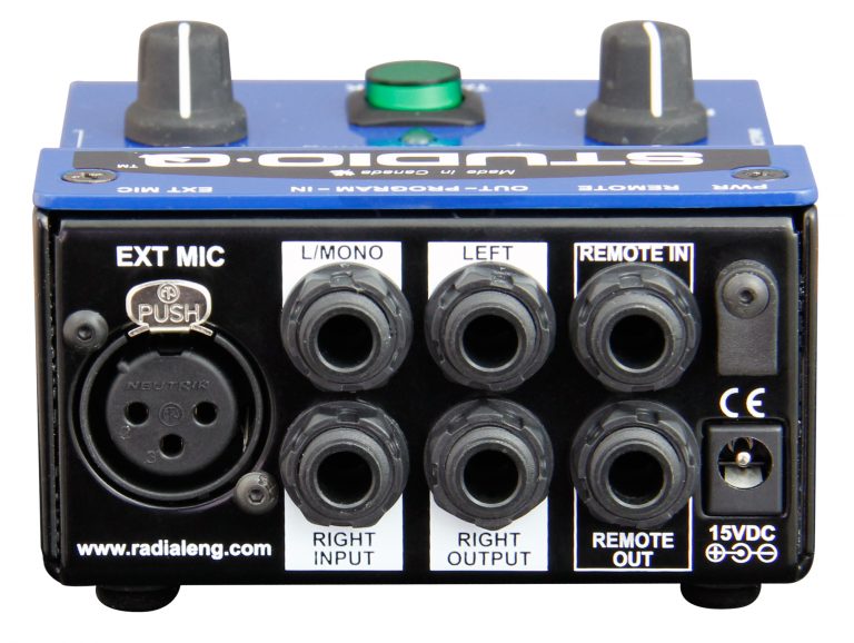 Radial Engineering - Studio-Q - Desktop Cue & Talkback Controller.