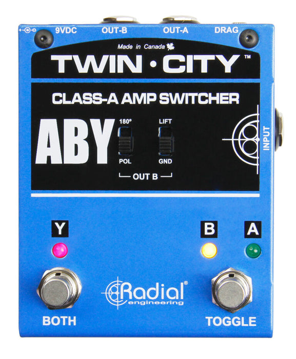 Radial Engineering - Twin-City - ABY switcher, active class-A w