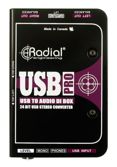 Radial Engineering - USB-Pro - USB Laptop Direct Box.