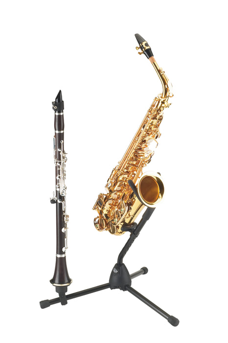 K&M - 14300-000-55 - Eb Alto & Bb Tenor Saxophone Stand.