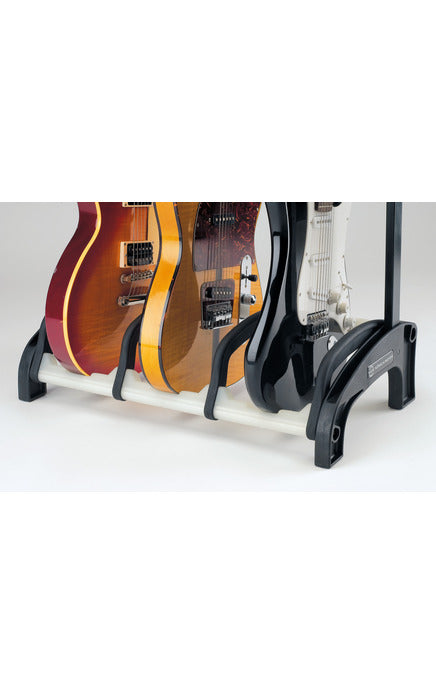 K&M - 17513-016-00 - Guitar Stand " Guardian" For 3 Guitars. - Black and Translucent.