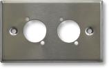 Sommer Cable - LB2D - Double D'Series Punched Wall Plate
