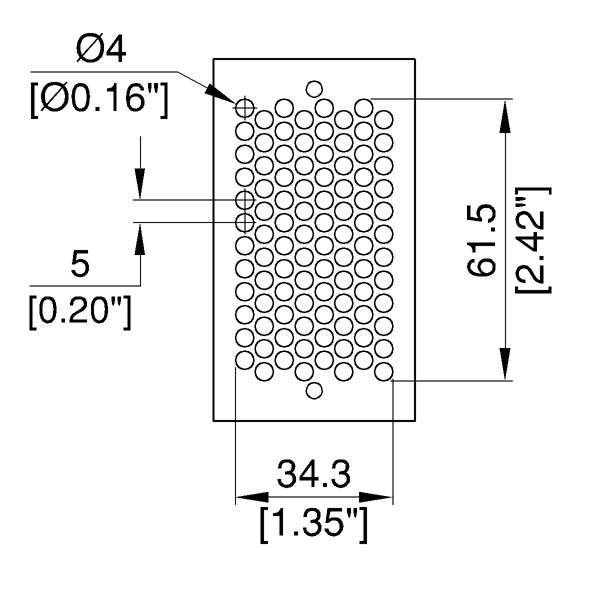 Penn Elcom - 20301-20 - 2U Vented Front Panel