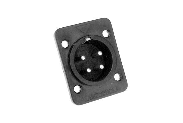 Amphenol - AP-4-22 - 4 Pin Male AP Series Chassis Connector