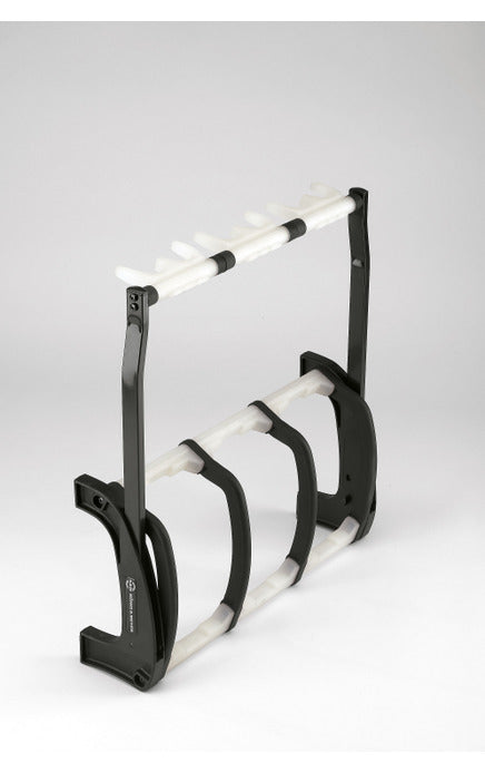 K&M - 17513-016-00 - Guitar Stand " Guardian" For 3 Guitars. - Black and Translucent.