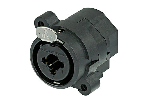 Neutrik - NCJ6FI-S - 1/4" Combo connector 3 pole XLR female receptacle with 1/4" stereo jack.