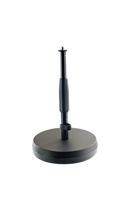 K&M - 23325-300-55 - Table/Floor Mic Stand With Small Cast Iron Base.