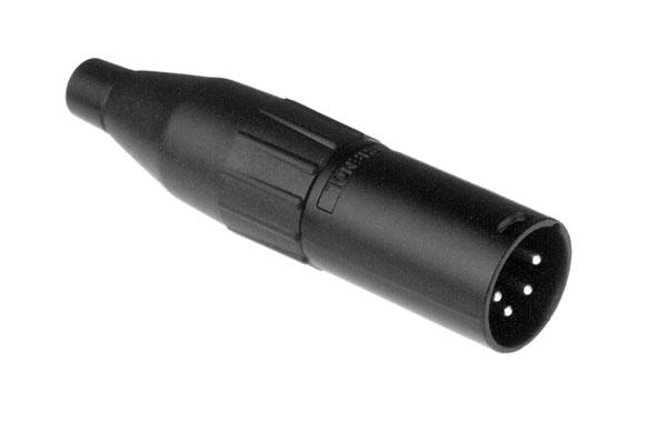 Amphenol - AC4MB - 4 Pin Male XLR - Black