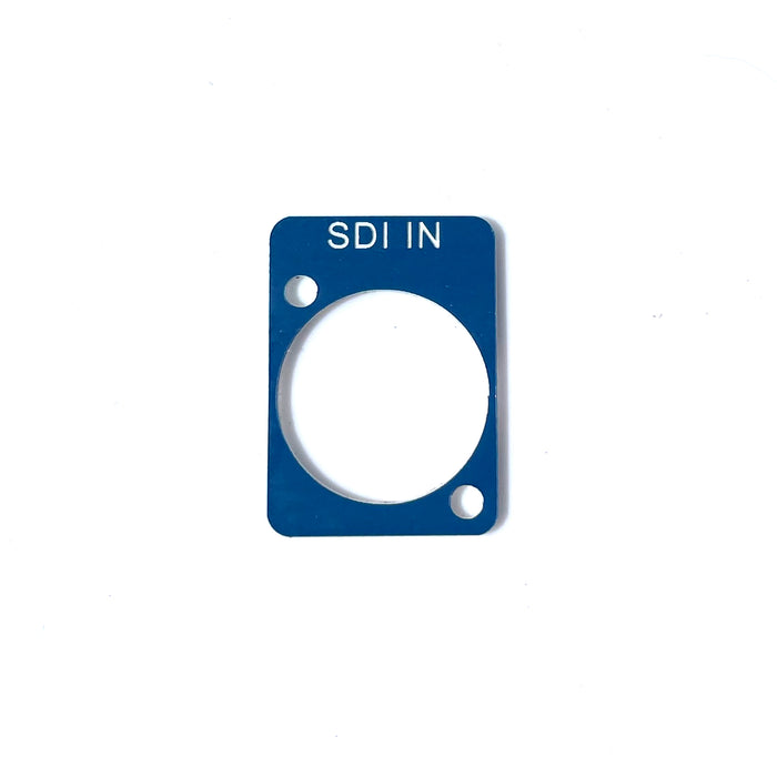 Custom D-Series Chassis Mount Connector Labels