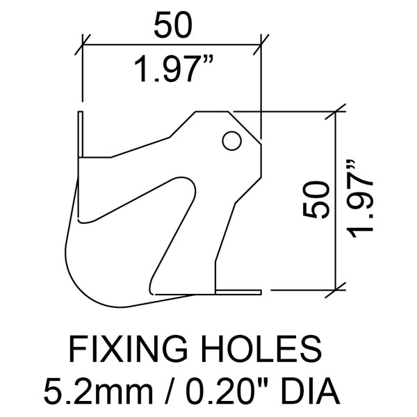 Penn Elcom - C1080Z - Medium PennBrite Ball Corner with 1mm Radius