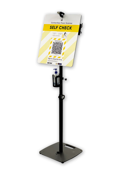 Fever Scanner Stand With Custom Printed QR Code For Businesses