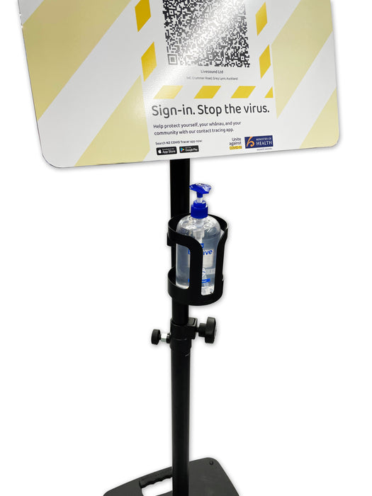 Fever Scanner Stand With Custom Printed QR Code For Businesses