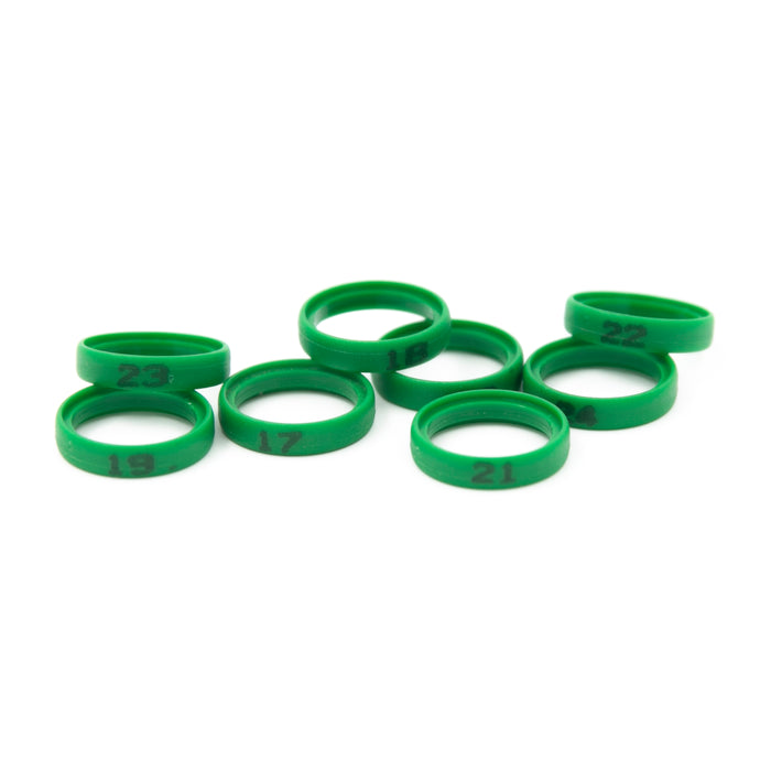 Amphenol - AC Series Colored Number Ring - Green - 17-24
