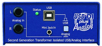 ARX - USB DI PLUS - USB/Analog In Bal Isolated Stereo O/P DI Box