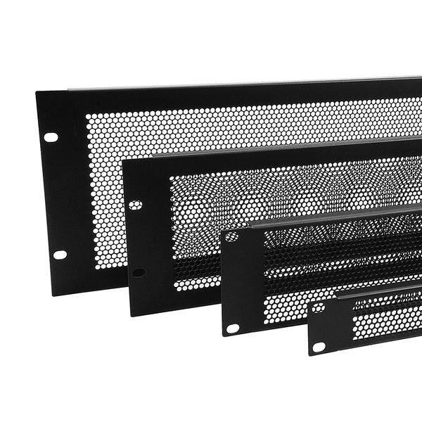 Penn Elcom - R1286/4UVK - Perforated Steel Rack Panel.