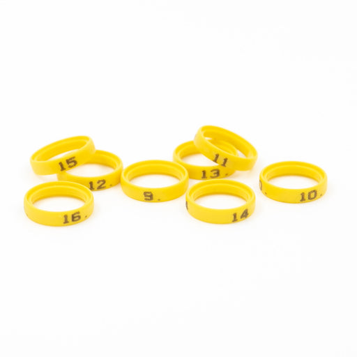 AC-RING-YEL-10 - Amphenol - AC Series Colored Number Ring - Yellow - 9-16