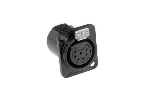 AC7FDZB - Amphenol - AC7FDZB - 7 Pin Female XLR - Chassis Mount - Black