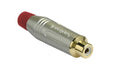 ACJR-SRD - Amphenol - ACJR-SRD - RCA - Female Cord Mount - Red