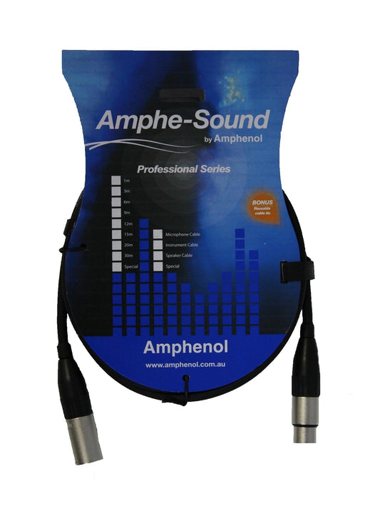 PR0312A009 - Amphenol - PR0312A009 - 9 Meter Female XLR to Male XLR Mic Cable.