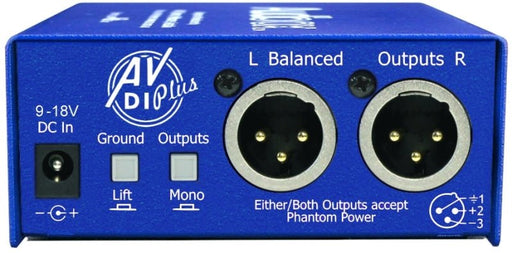 AV DI Plus - ARX - AV DI Plus - Stereo Multi Connector Active DI Box