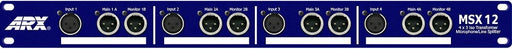 MSX 12 - ARX - MSX 12 - 4 Channel 3 Output Passive Splitter System