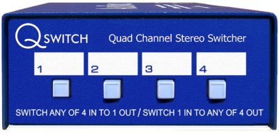 Q Switch - ARX - Q Switch - Quad Channel Stereo Switcher