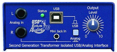 USB DI VC PLUS - ARX - USB DI PLUS VC - USB/Analog In Bal Stereo O/P DI Box Vol Control