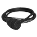EXT01BLACK - Black Tapon Extension Lead with Clear Heatshrink.