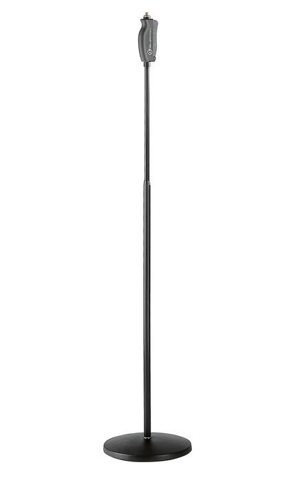 K&M - 26085-300-55 - Mic Stand - Round Base - Straight - One Handed "Soft Touch".